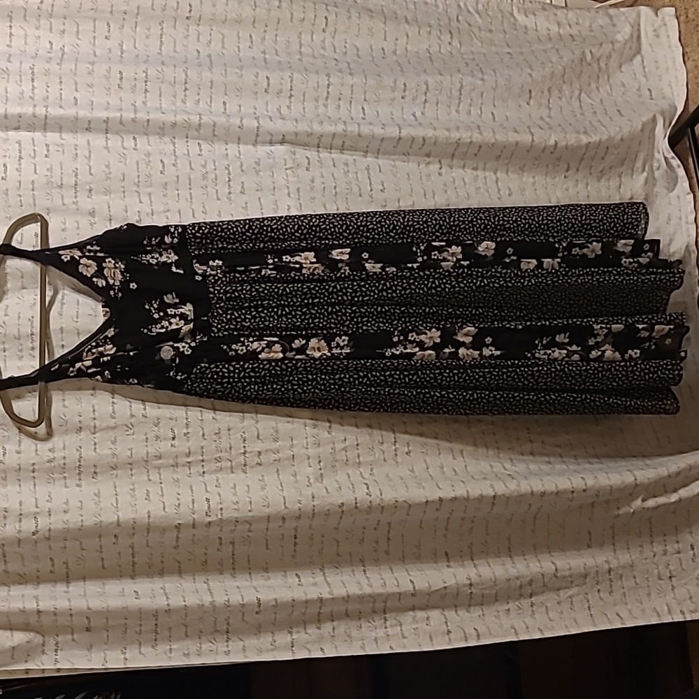NWT Torrid maxi dress with sheer skirt and crochet detailing